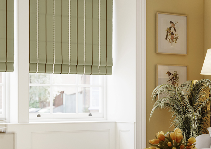 The British Stripe Co. Alfred, Derwent No.1 - Twist&Fit Roman Blind - Image 5